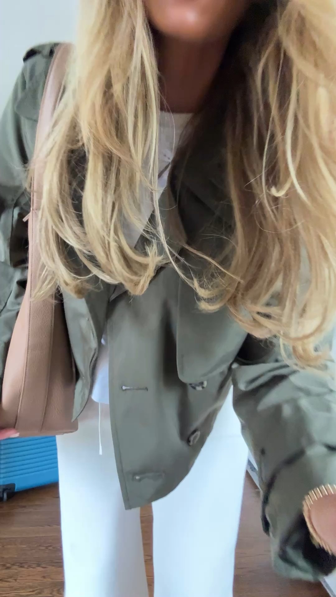 Travel ootd to head into NYC! Wearing Abercrombie cropped trench with aritzia lodge pants 

Small in everything! 

#LTKNYFW #LTKStyleTip #LTKFallSale