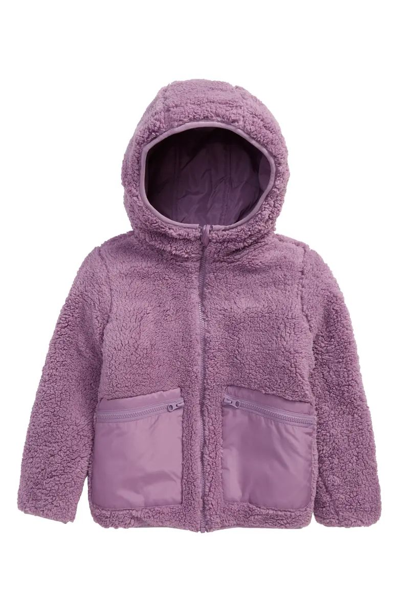 Kids' Reversible Fleece & Quilted Puffer Jacket | Nordstrom