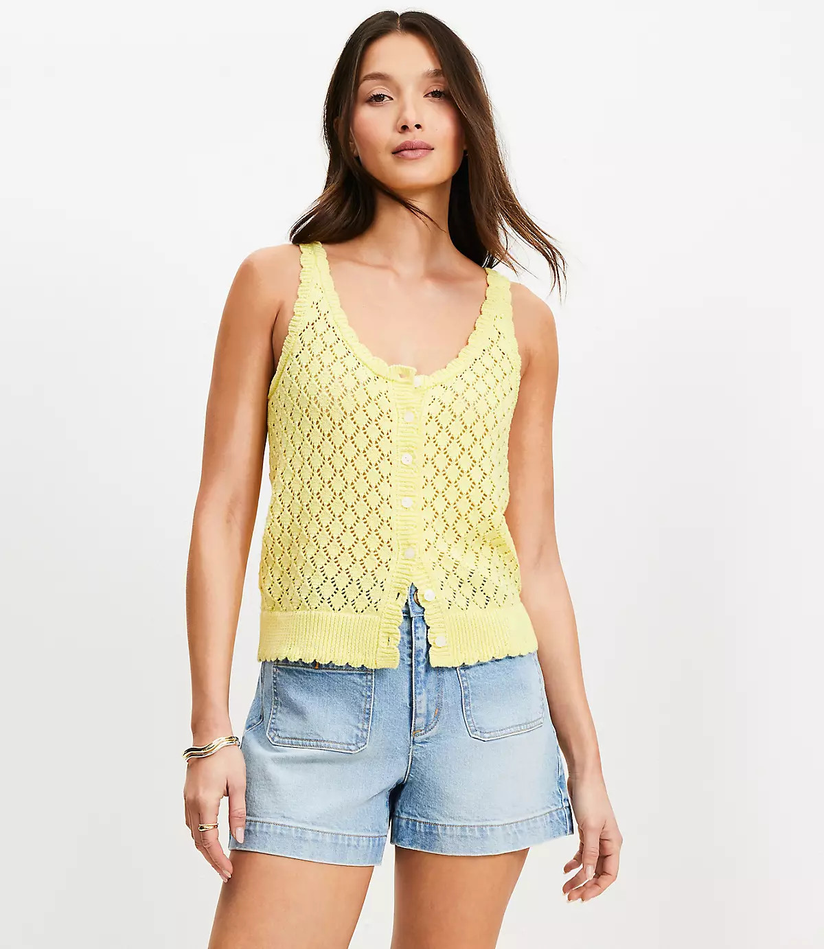 Loft Crochet Tank  | LOFT