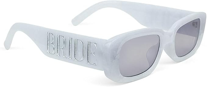 Bride Sunglasses，Bachelorette Party Sunnies, Engagement Decorations, Bridal Shower Accessory, V... | Amazon (US)
