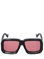 Loewe - Paula's dive in mask acetate sunglasses - Black/Pink | Luisaviaroma | Luisaviaroma