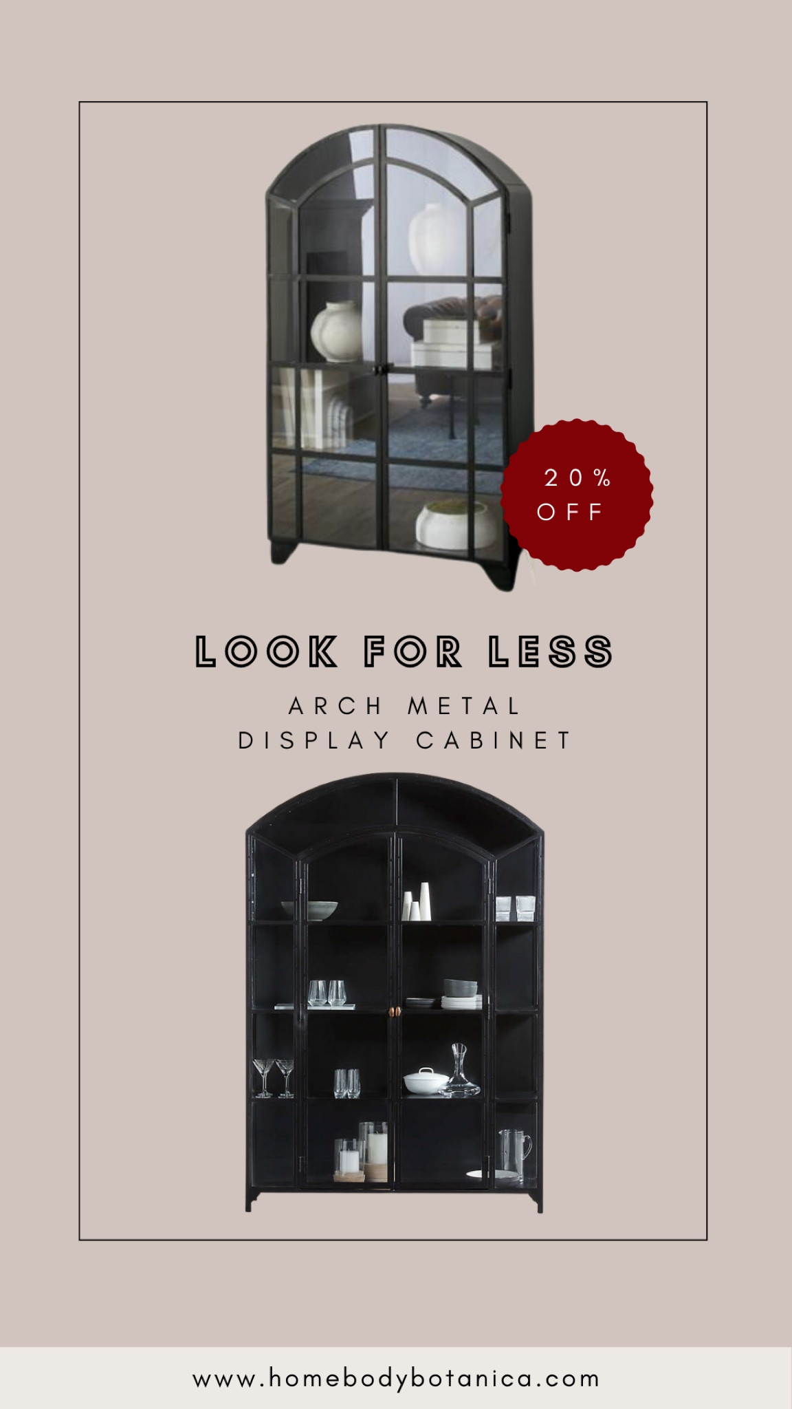 Get this look for less! // #archcabinet #lookforless #dailydupe #grandinroad #crateandbarrel #displaycabinet #glasscabinet #onsalenow

#LTKhome #LTKstyletip #LTKsalealert