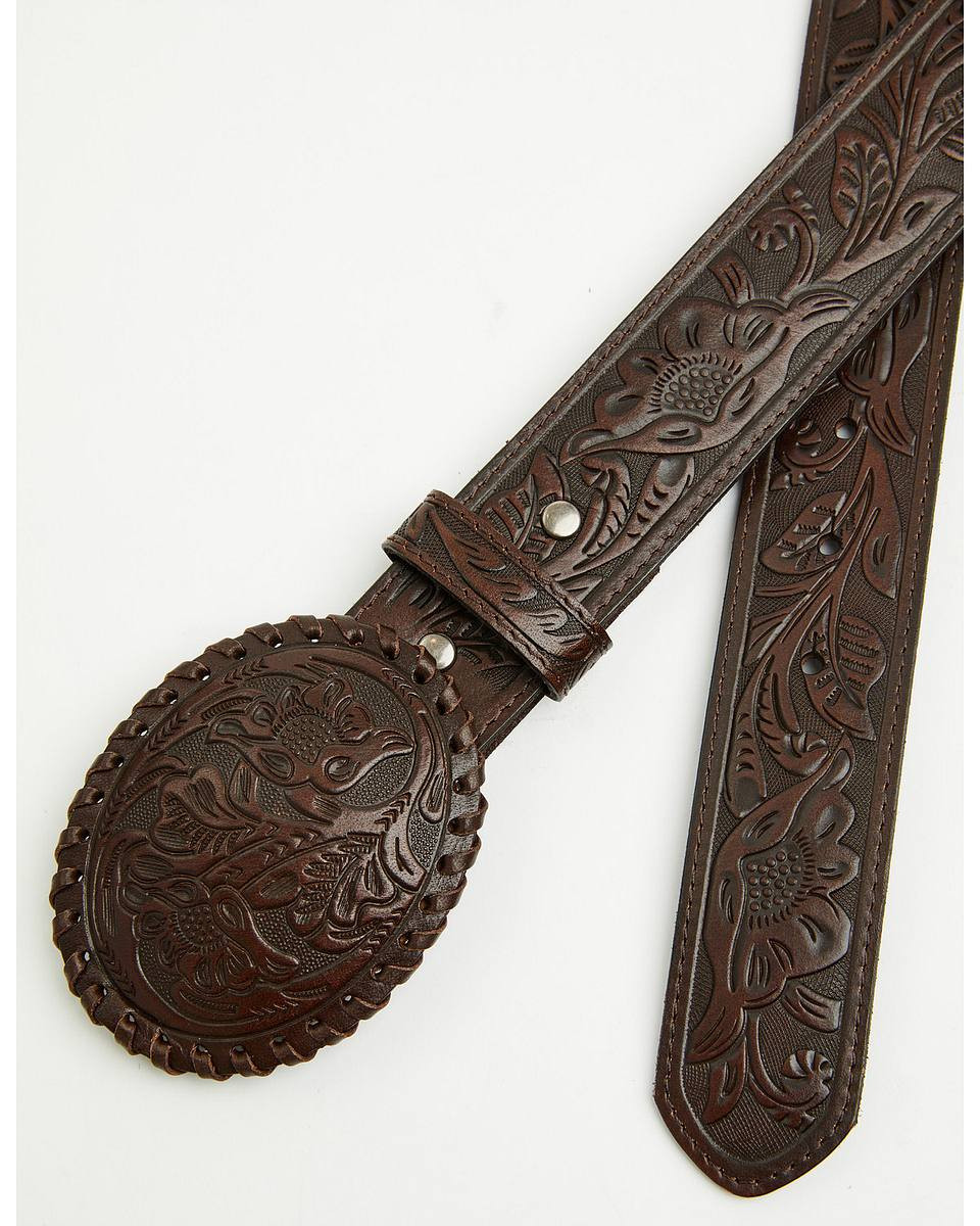Women's Ellery Tooled Leather Buckle Belt | Shop.com
