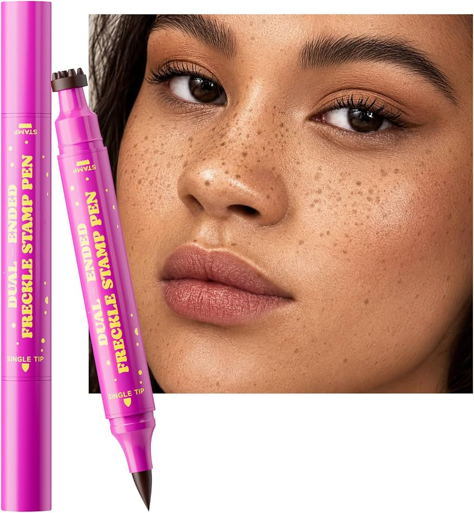 Freckle Stamp Pen Dual-Ended\u2013Soft Sponge Stamp & Precision Tip for Realistic Faux Freckles M... | Amazon (US)