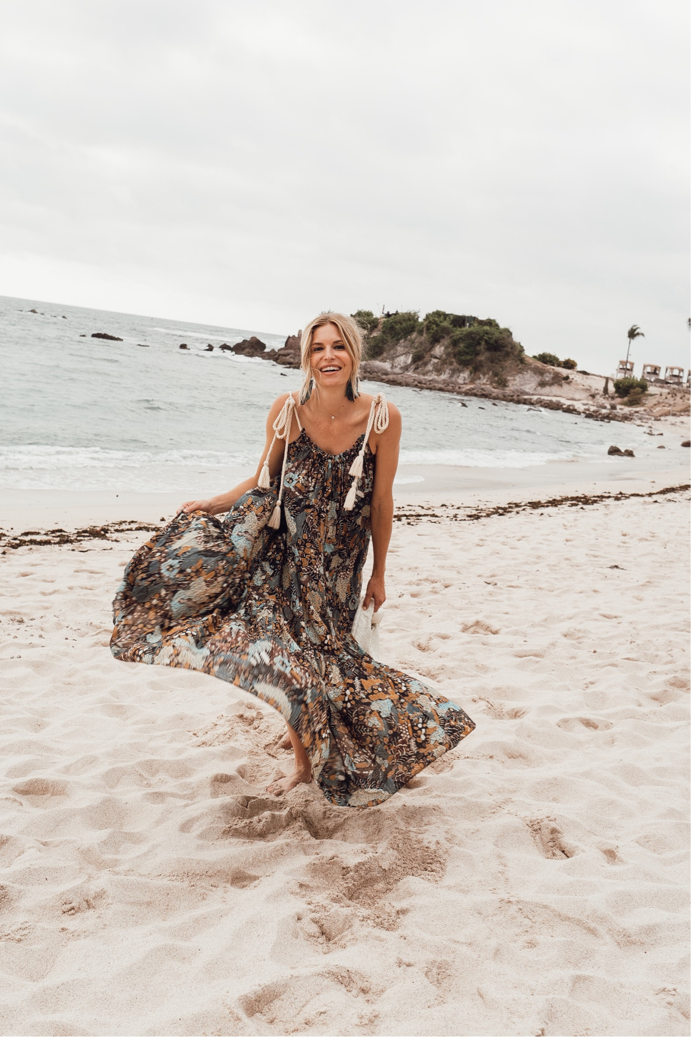 sachin and babi light blue dress Ulla Johnson Annalise Dress - Midnight