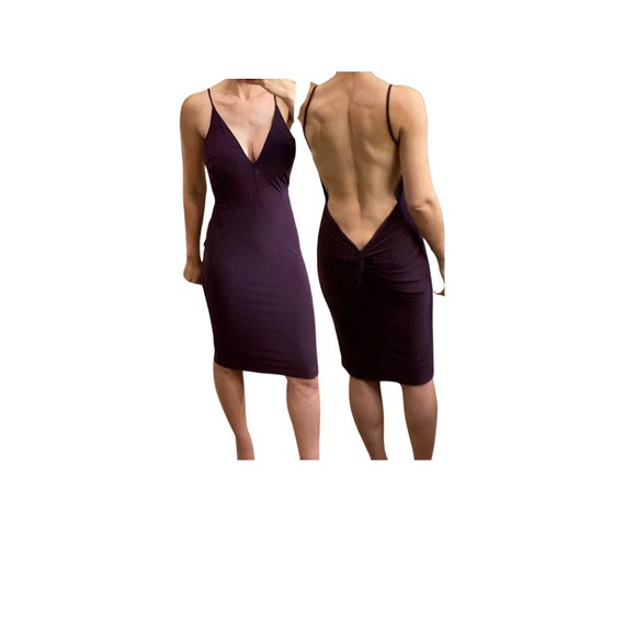 Fashion Nova Purple Backless Slip Dress | Poshmark