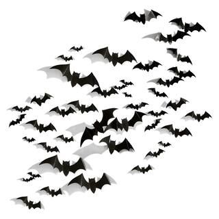 Bat Paper Cutouts, Black, 14.5-in, 50-pk, Indoor Decoration for Halloween | Canadian Tire