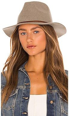 Brixton Wesley Fedora in Heather Natural from Revolve.com | Revolve Clothing (Global)