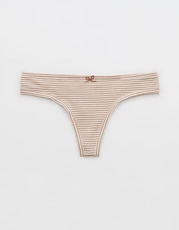 Superchill Cotton Thong Underwear | Aerie