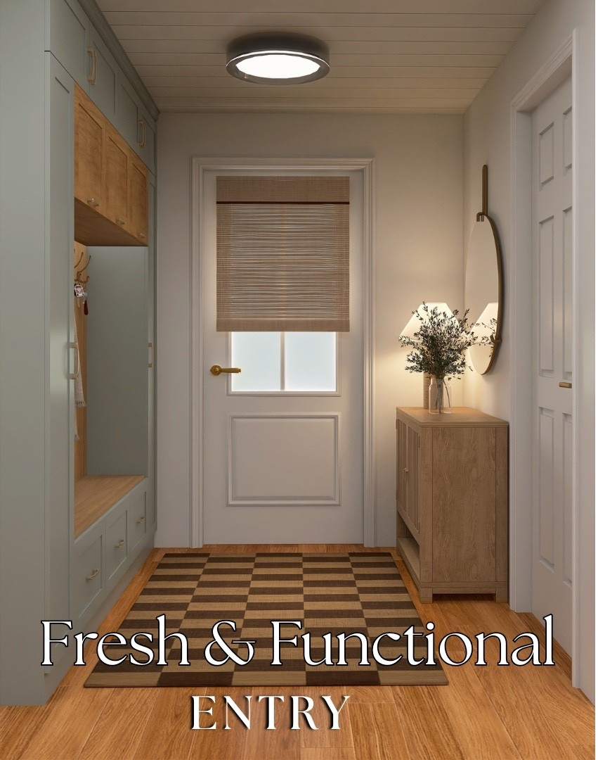 Designed by Jackie
Fresh & Functional Entry