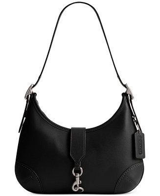 Hamptons Small Leather Hobo Bag | Macy's