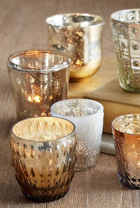 Mercury glass votive candle holders 🕯 ✨

#gold #falldecor #votive #candle #diningtable #mercuryglass #homedecor #home #fall #weddingdecor #potterybarn #autumn #fallwedding

#LTKfamily #LTKSeasonal #LTKunder100 #LTKHalloween #LTKU #LTKhome #LTKwedding #LTKunder50 #LTKstyletip #LTKsalealert

