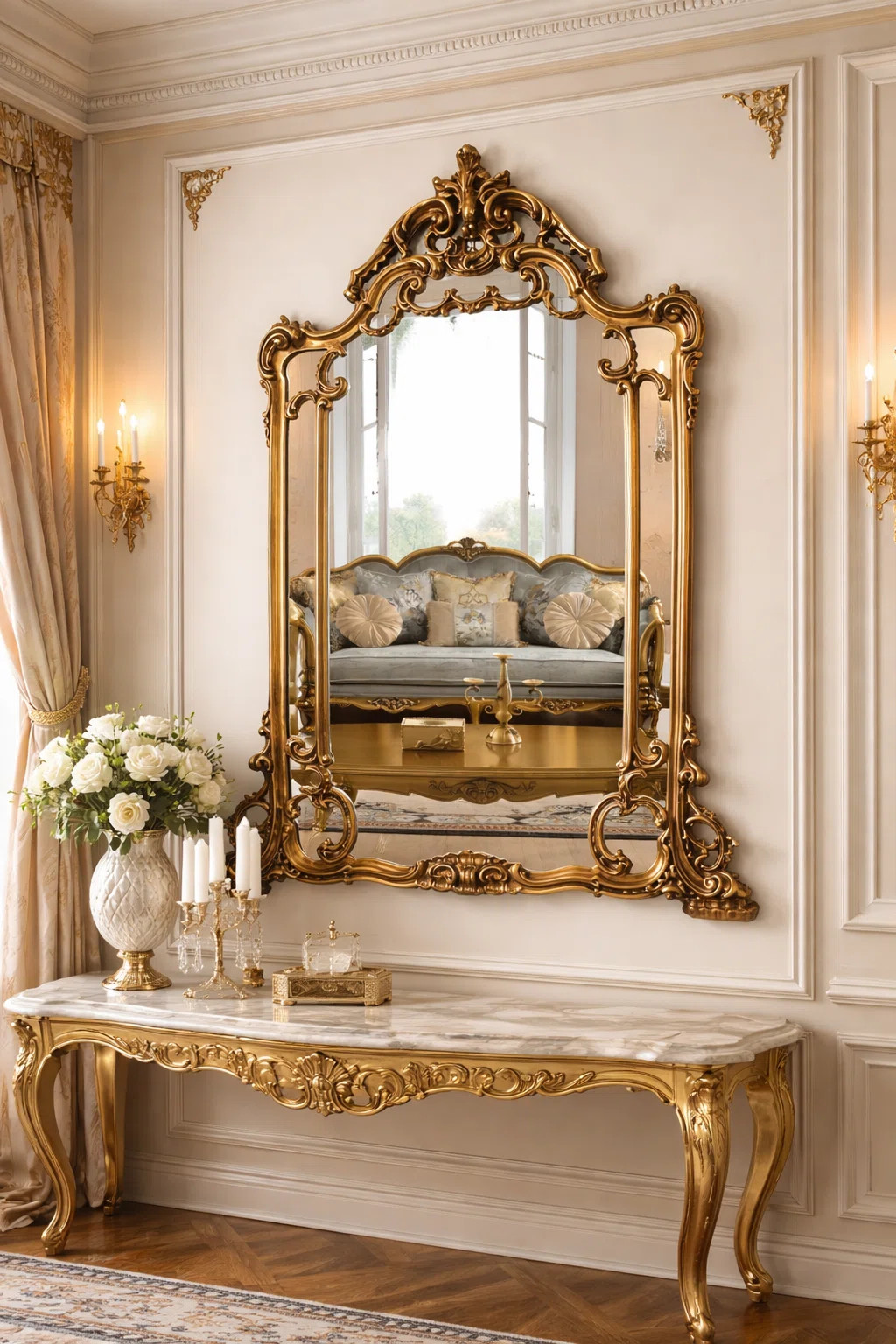 Antique Resin-framed Mirror | Wayfair North America