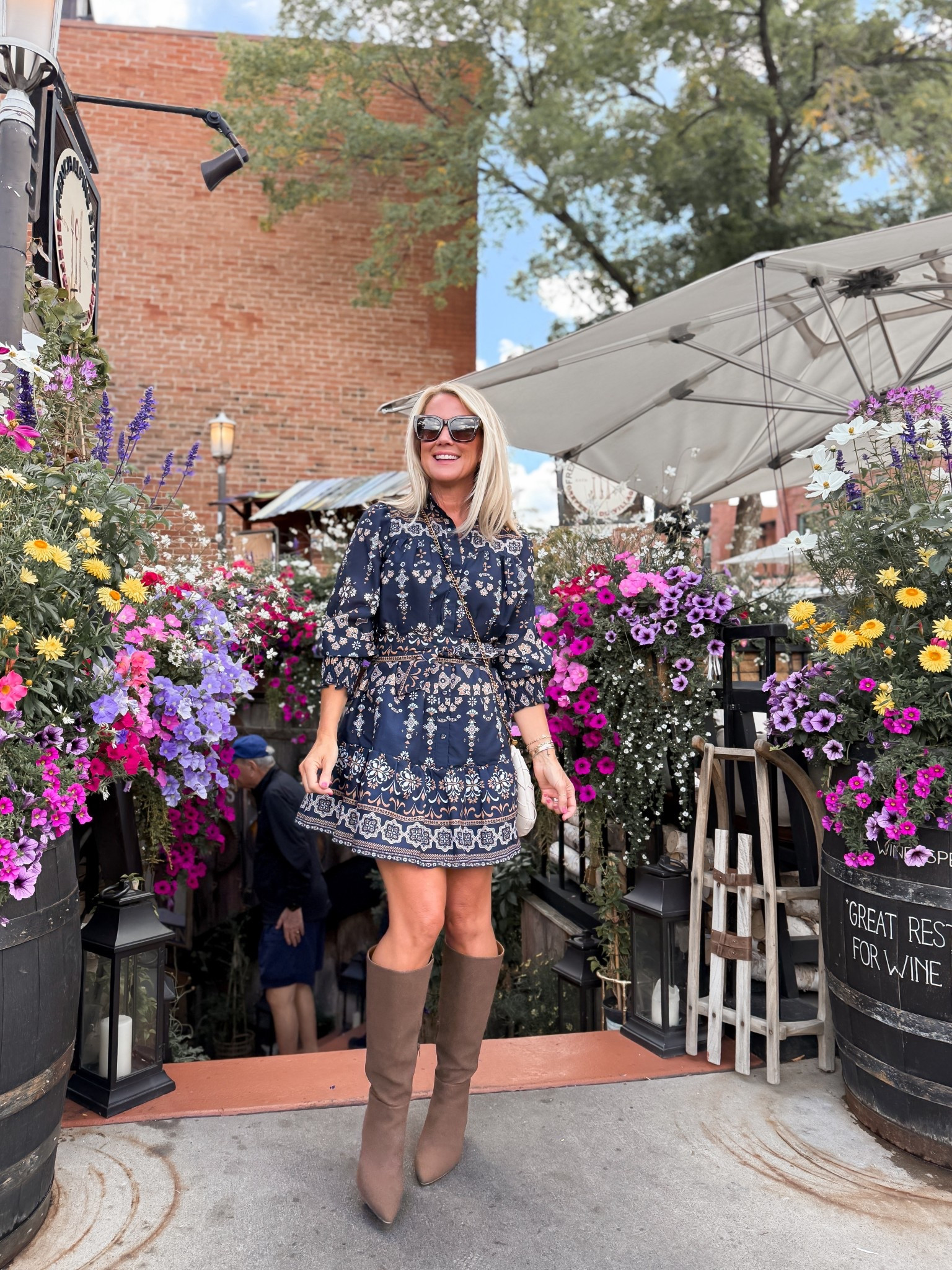This dress! These flowers! Aspen, you are cute!

Wearing xs dress

#LTKOver40 #LTKTravel