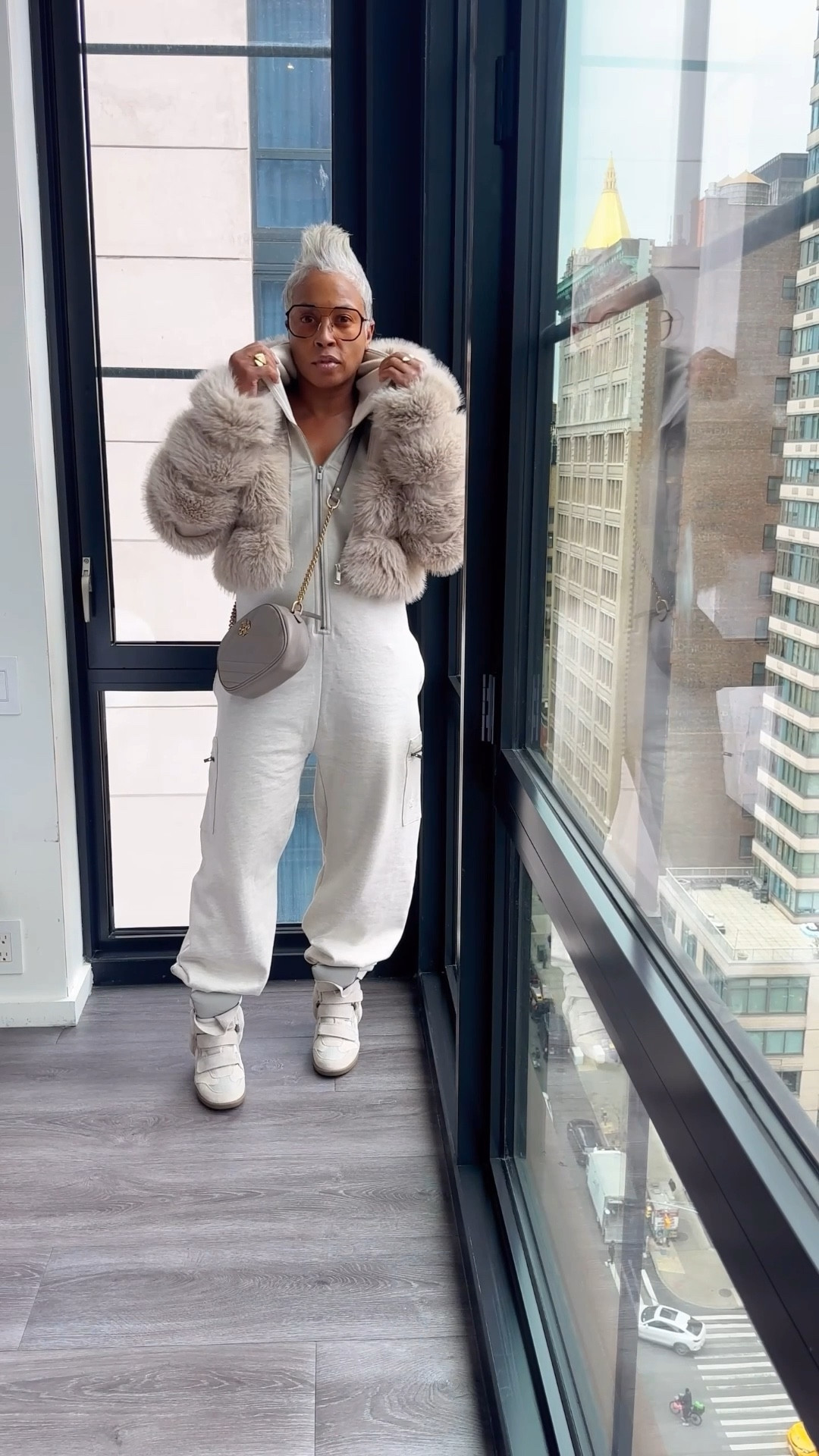 Love an elevated casual look, and for this it was the faux fur for me! 

For sizing reference: I'm 5'2 | 150lbs | ftts | wearing a medium | size 8 shoes

These cute pieces don’t stay in stock long — y’all know how fast cozy girl season sells out!
•
•
•
#winterfashion #cozystyle #loungewearlooks #fauxfurcoat #midlifefashion #styleover50 #outfitinspo #coldweatherstyle #xojalonda #silverhair #fashionover50

#LTKOver40 #LTKootd #LTKSeasonal