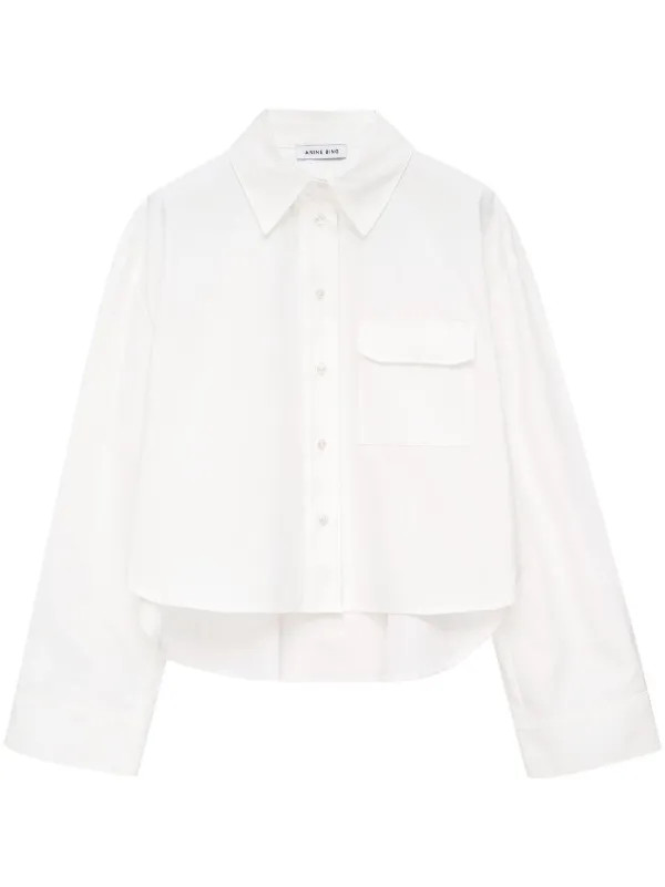 Travis boxy cotton shirt | Farfetch Global