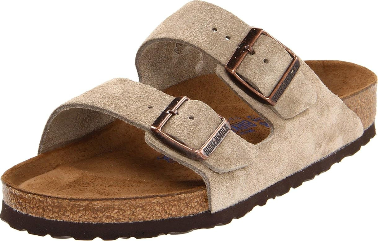 Birkenstock Arizona Soft Footbed - Leather (Unisex) | Amazon (US)