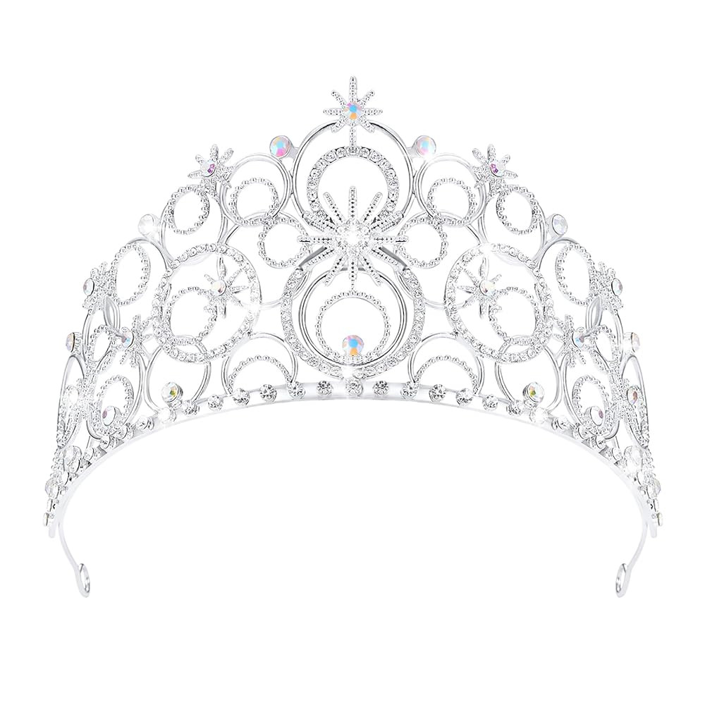 Crystal Crowns for Women, Crystal Bubble TiaraBride Royal Queen Headband Princess Headpieces for ... | Amazon (US)