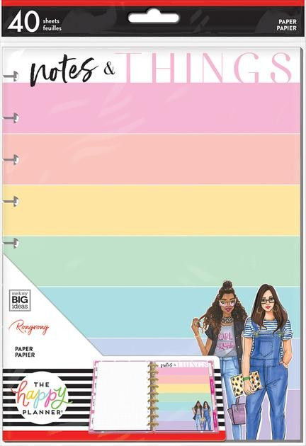 Classic Note Paper - Rongrong - Notes & Things | The Happy Planner