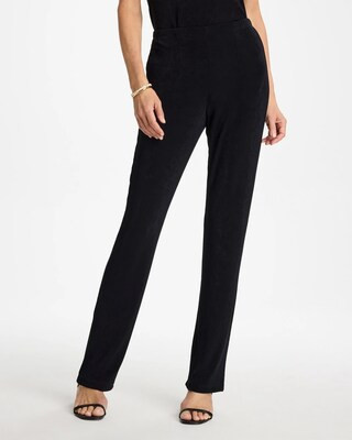 Women's Petite Travelers™ Pants in Black | Chico's Wrinkle-Free Travel Clothing | Chico's