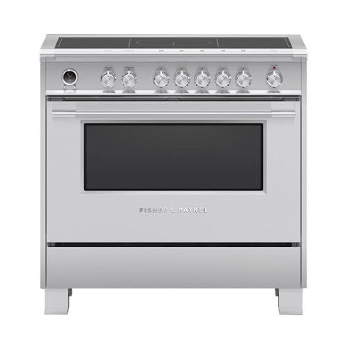 Fisher & Paykel - Classic Series 4.9 Cu. Ft. Freestanding Electric Induction Convection Range with S | Best Buy U.S.