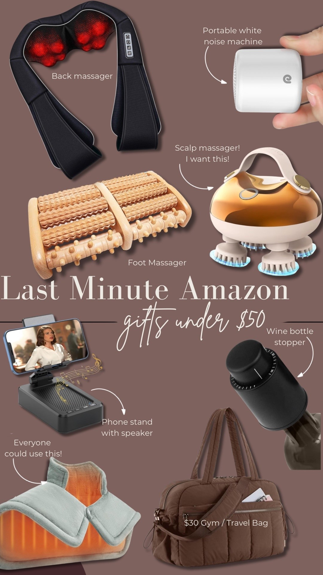 Last minute Amazon gift guide under $50 ✨


holiday gifts, gifting, gift guide 

#LTKGiftGuide #LTKHoliday #LTKSaleAlert