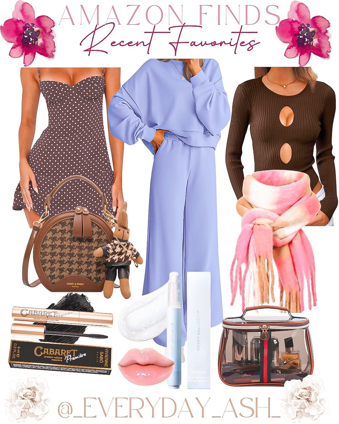 Amazon // recent favorites 💜

Brown mini dress, polka dot dress, blue lounge set, brown shirt, brown purse, lipgloss, mascara, makeup bag, scarf 

#LTKGiftGuide #LTKBeauty #LTKFindsUnder50
