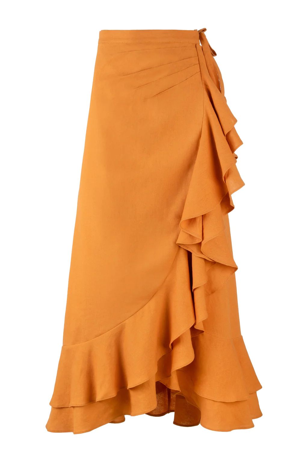 Golestan Ruffle Skirt - Canary | Rosewater Collective