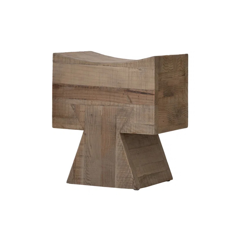 Elveda Solid Wood Accent Stool | Wayfair North America