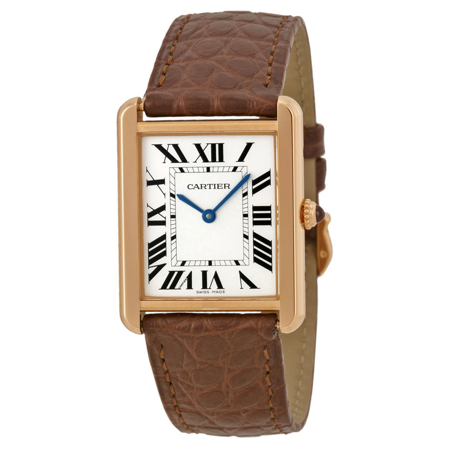 Pre-owned Cartier Tank Solo Quartz Silver Dial Ladies Watch W5200025 | Jomashop.com & JomaDeals.com