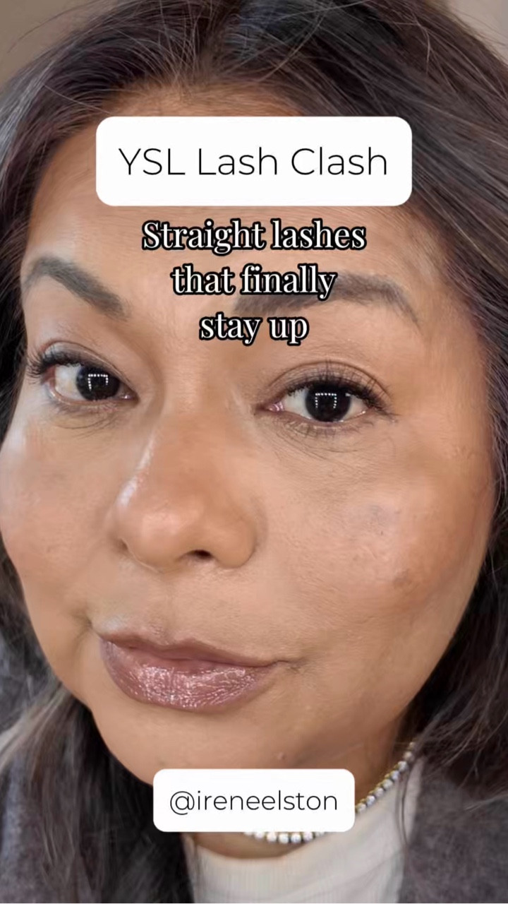 ad | My lashes grow straight down. Not a little… a lot
They curl for twenty minutes and then they’re back on the floor where they apparently live

The YSL Lash Clash oversized brush grabs from the root and actually lifts. That is not me working harder. That is the brush doing its job.
Two shades- Overnoir Black when I want dram Uninhibited Brown for every other day
same volume, softer pigment, way more wearable
Both held the curl longer than anything I have tried on lashes that have been staging a downward protest for years.
Fragrance-free Paraben-free Available at Sephora
 
Straight-down lash gang, both shades are linked in my LTK👇

gifted by @yslbeauty via @obviously

#LTKOver40 #LTKBeauty