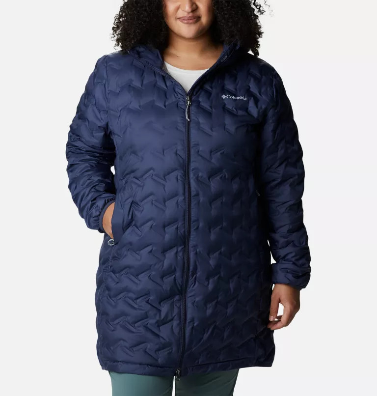 Women's Delta Ridge™ Long Down Jacket - Plus Size | Columbia Sportswear