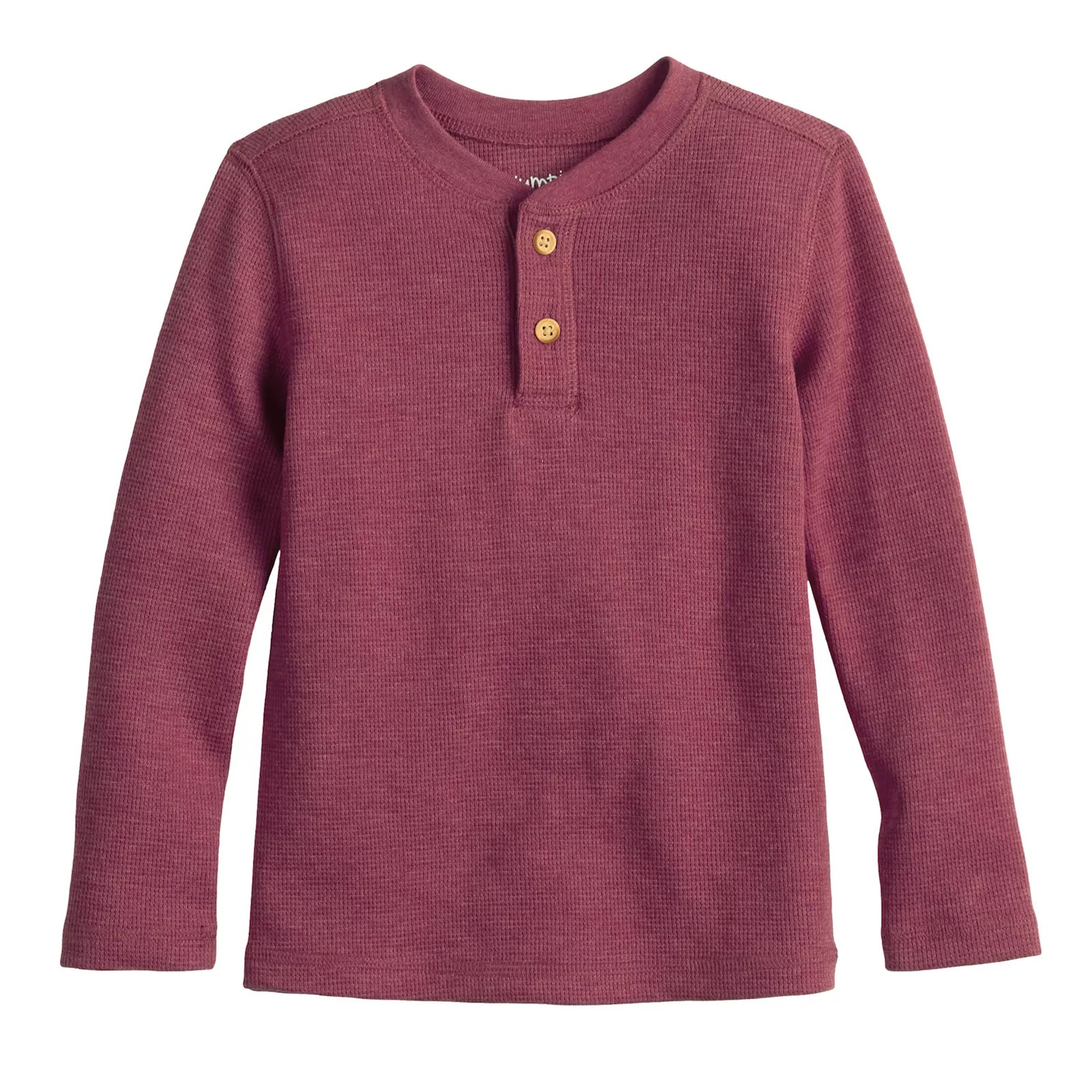Toddler Boys Jumping Beans® Long Sleeve Thermal Henley Tee | Kohl's