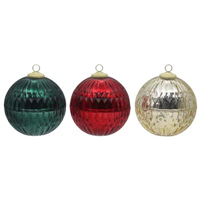 Member's Mark Ornament Glass Candle, 3 pk. | Sam's Club