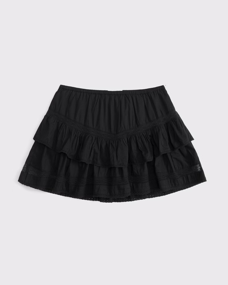 Women's High Rise Drop-Waist Mini Skort | Women's Clearance | Abercrombie.com | Abercrombie & Fitch (US)