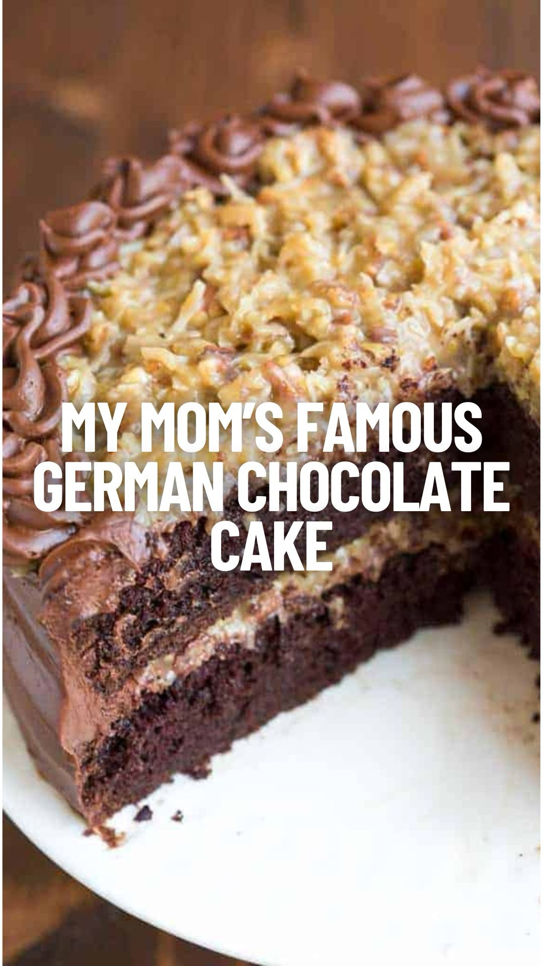 The BEST German Chocolate Cake 🍫🥥 Rich layers + coconut-pecan frosting = bakery level at home! Linking my fave cake pans, parchment rounds + a few essentials that make this cake next-level.

Full recipe: https://tastesbetterfromscratch.com/german-chocolate-cake/

Recipe (pared-down):
👉 Cake: mix 2c sugar, 1¾c flour, ¾c cocoa, 1½tsp each baking soda + powder, 1tsp salt. Add 2 eggs, 1c buttermilk, ½c oil, 2tsp vanilla. Stir in 1c boiling water (thin batter). Bake 2 greased + lined 8–9" pans at 375°F, 25–35 min.

👉 Filling: cook ½c butter, ½c brown + ½c sugar, 3 yolks, ¾c evap. milk until thick. Stir in 1c pecans, 1c coconut, 1T vanilla. Cool.

👉 Frosting: beat ½c butter, ⅔c cocoa, 3c powdered sugar, ⅓c evap. milk, 1tsp vanilla.

Assemble: layer cake + frost with chocolate + coconut filling.

#LTKhome #LTKrecipe #LTKseasonal #holidaydesserts #bakingathome #chocolatecake #cakerecipe #homemadegoodness