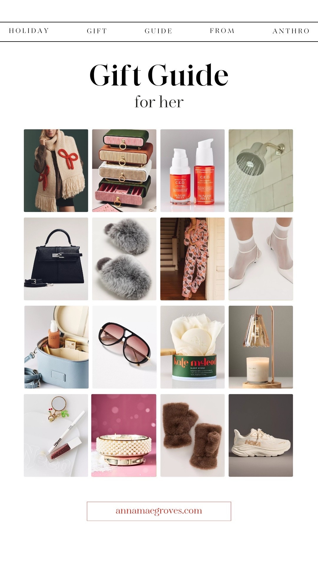 Gift ideas for her from Anthro! #AnthroPartner Anthropologie is 30% off sitewide with my code ANNAMAE30, plus if you spend $200, you will get $50 credit on 12/11. This promo is only running until November 23rd!

#LTKGiftGuide #LTKHoliday #LTKCyberWeek