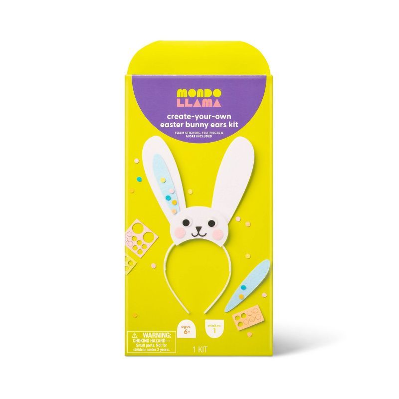 Create-Your-Own Easter Bunny Ears Kit - Mondo Llama™ | Target