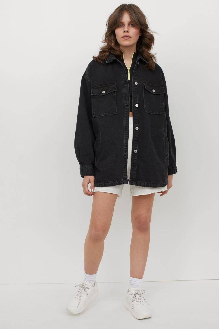 Oversized Shirt Jacket | H&M (US + CA)