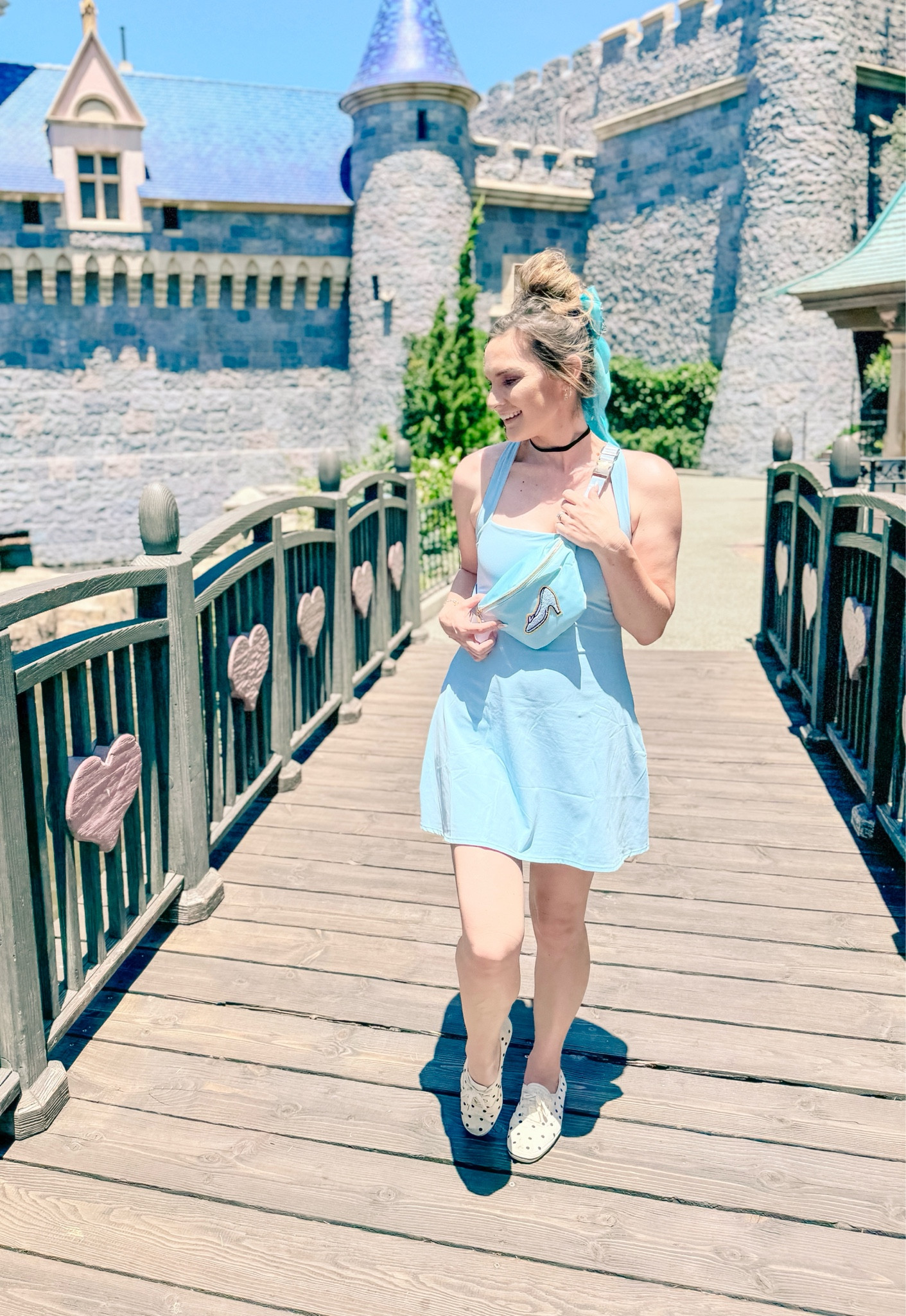 Disney Princess meets comfort! I’m all about turning athletic dresses into cute Disney outfits right now and this Cinderella inspired look was a hit! Perfect for this hot summer too🫶🩵

#LTKTravel #LTKFindsUnder50 #LTKSummerSales