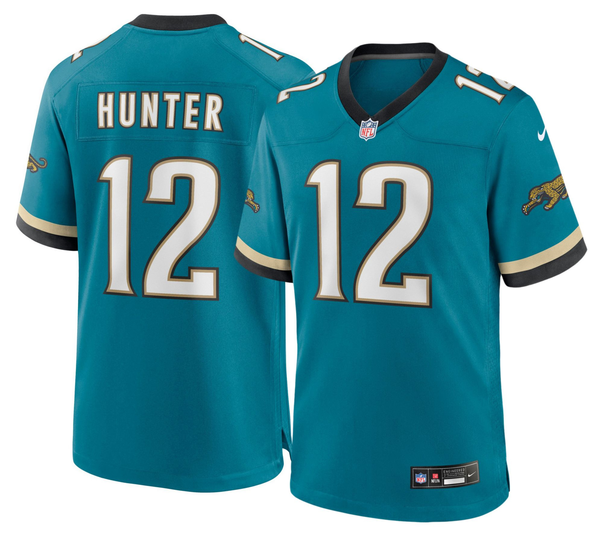 Nike Men's Jacksonville Jaguars Travis Hunter #12 Teal Alternate Game Jersey | DICK'S Sporting Goods