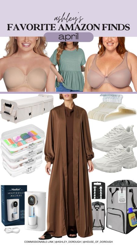 Amazon Favorite Finds from April! Fit Tips: I wear a 42DD in the bras, an XXL in the robe, and a 2X in the blouse.

#LTKstyletip #LTKSeasonal #LTKplussize