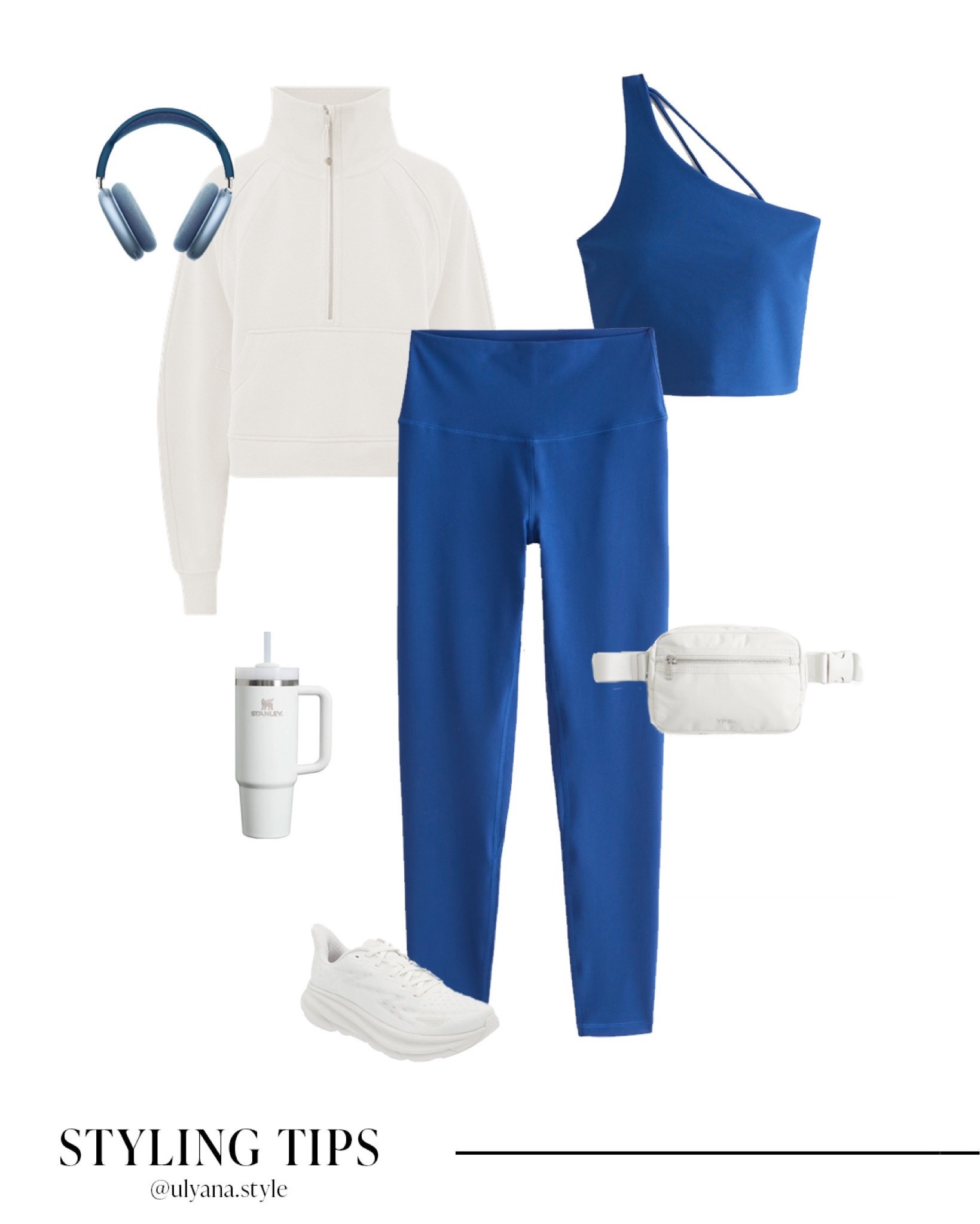 Get ready to crush fitness resolutions in stylish activewear. Elevate your winter gym style with a half zip sweatshirt a matching workout set, and hoka sneakers for the ultimate performance. Complete the look with a Stanley tumbler for hydration, headphones, and a stylish belt bag. Embrace the New Year with confidence and comfort! 
.
.
.
.
.
.
.
.
Winter outfit | sneakers | winter shoes | workout clothes | workout set | workout leggings | workout outfit | workout sneakers | blue leggings | casual leggings outfit | high waisted leggings | gym outfit | gym bag | gym shoes | gym sneakers | activewear set | casual winter outfits | sweatshirt outfits | cropped sweatshirt | Lululemom sweatshirt | quarter zip sweatshirt | sneakers for workout | white sneakers | comfy sneakers | errands outfit | water bottle | AirPods Max | airport outfit | travel outfit | outfit ideas | outfit inspo | 

#LTKfitness #LTKFind #LTKunder50 #LTKunder100 #LTKsalealert #LTKfindsunder50 #LTKfindsunder100 #LTKstyletip #LTKworkwear #LTKtravel #LTKshoecrush #LTKitbag 

#LTKGiftGuide #LTKSeasonal #LTKHoliday #LTKU