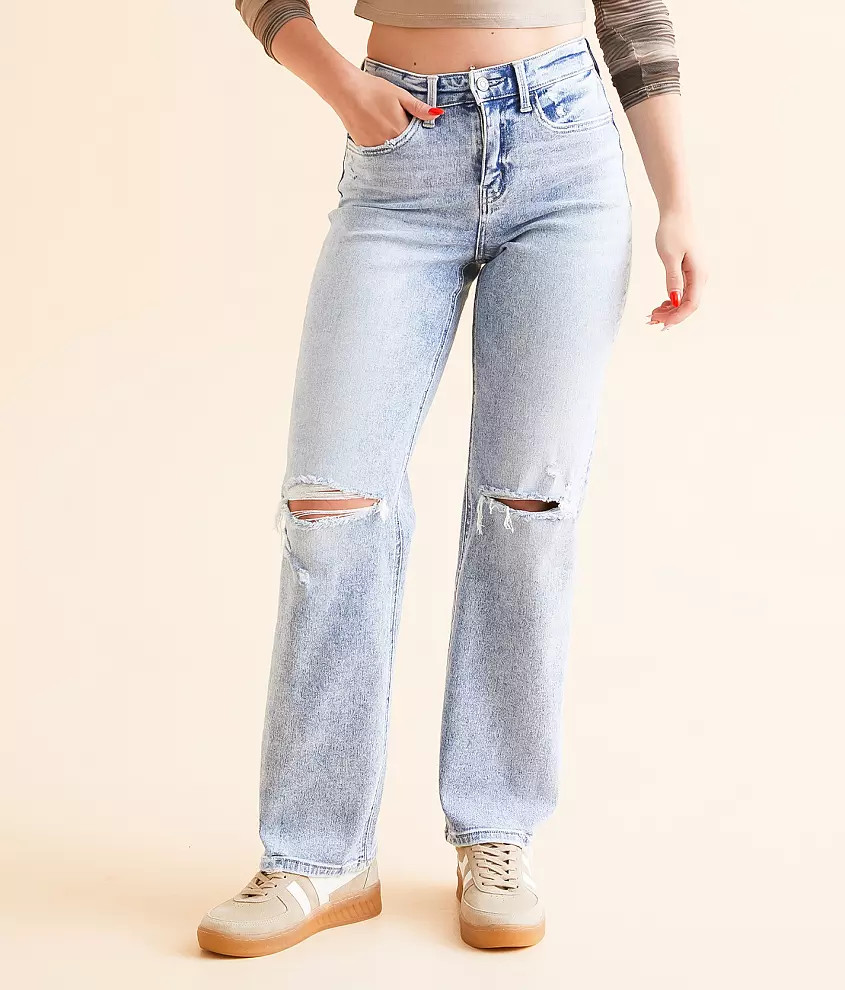 Baggy Straight Stretch Jean | Buckle