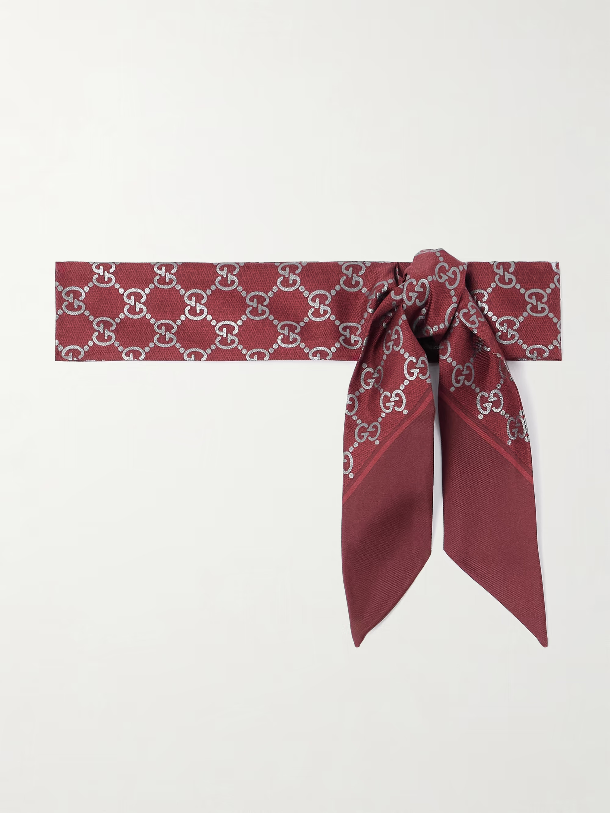 Printed silk-twill scarf | NET-A-PORTER (US)