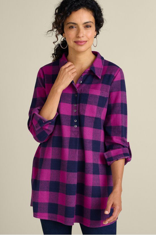 Mad About Plaid Tunic | Soft Surroundings