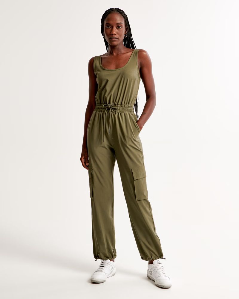 Women's Traveler Cargo Jumpsuit | Women's Dresses & Jumpsuits | Abercrombie.com | Abercrombie & Fitch (US)