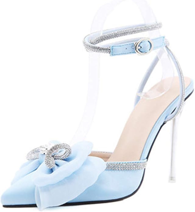 kekafu Women's Stiletto Ankle Strap Evening Dress Pump Heel Sandals¡­ | Amazon (US)