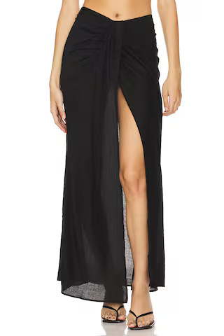 SNDYS Cantarios Skirt in Black from Revolve.com | Revolve Clothing (Global)