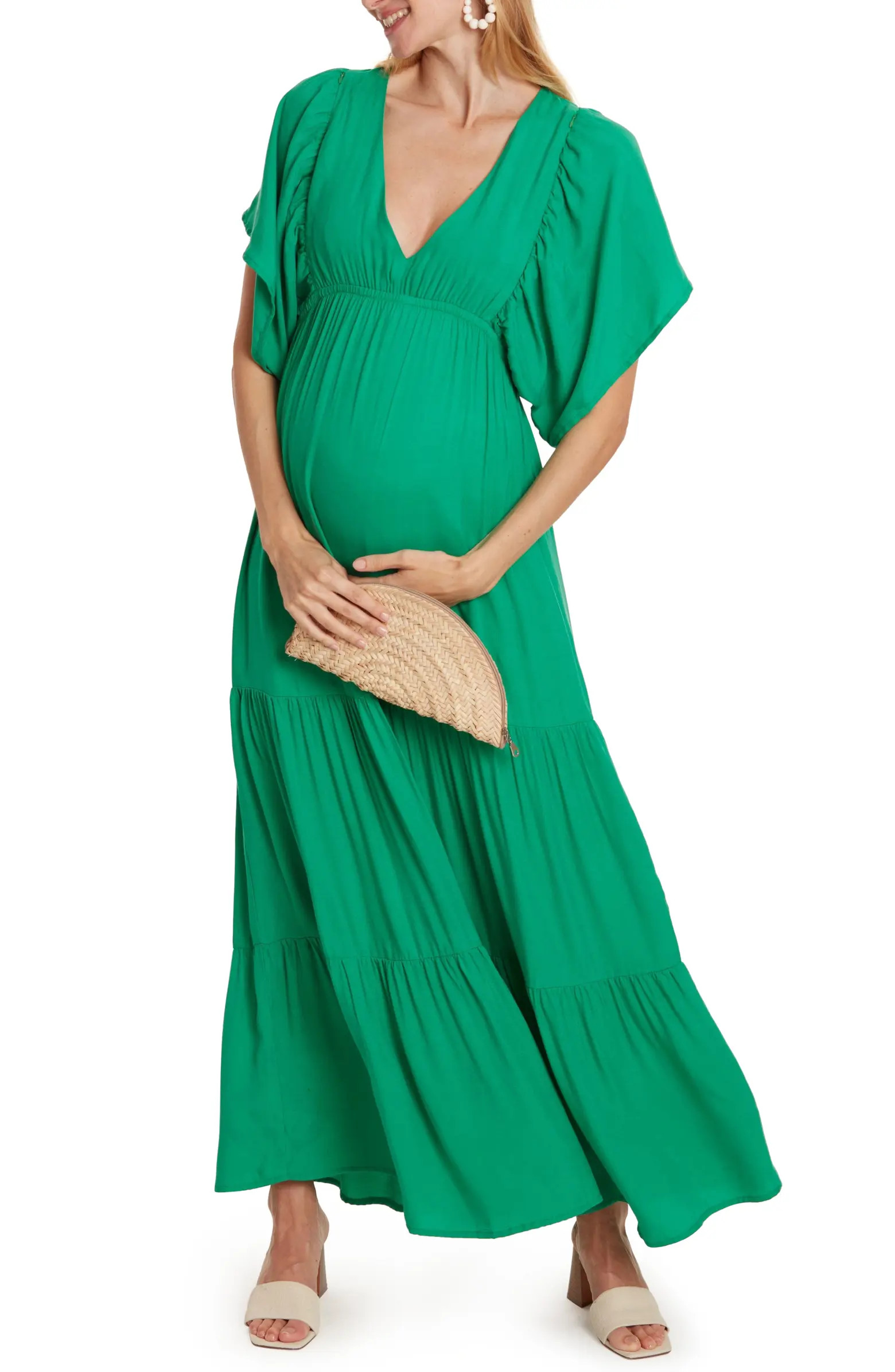 Cache Coeur Claudette Maternity Maxi Dress | Nordstrom | Nordstrom